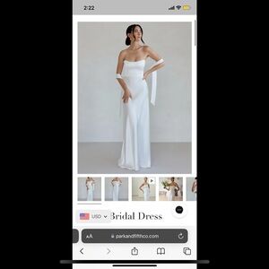 Park and fifth co Brodie Bridal Dress XS altered to XXS